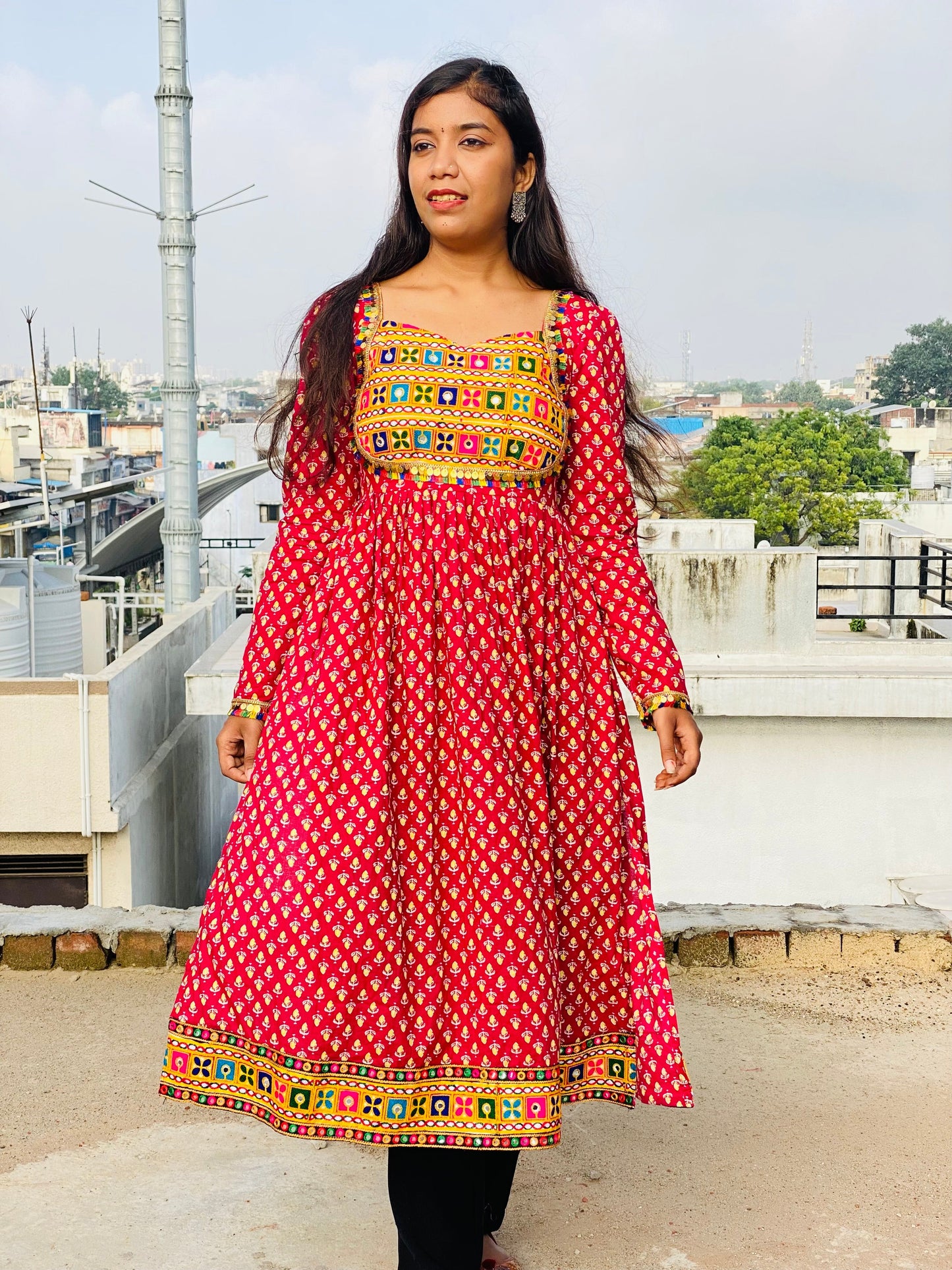 Navrangini Padded long kurti