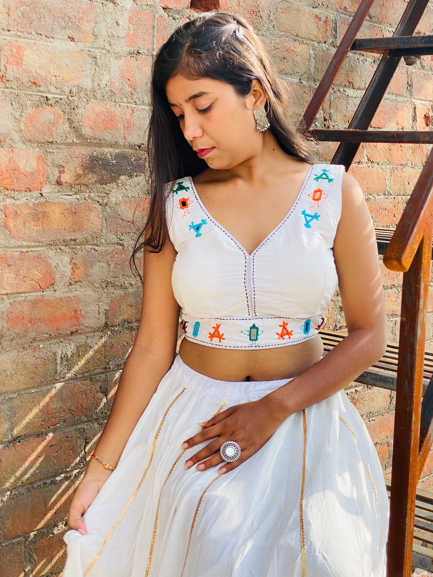 Jasmine padded crop top