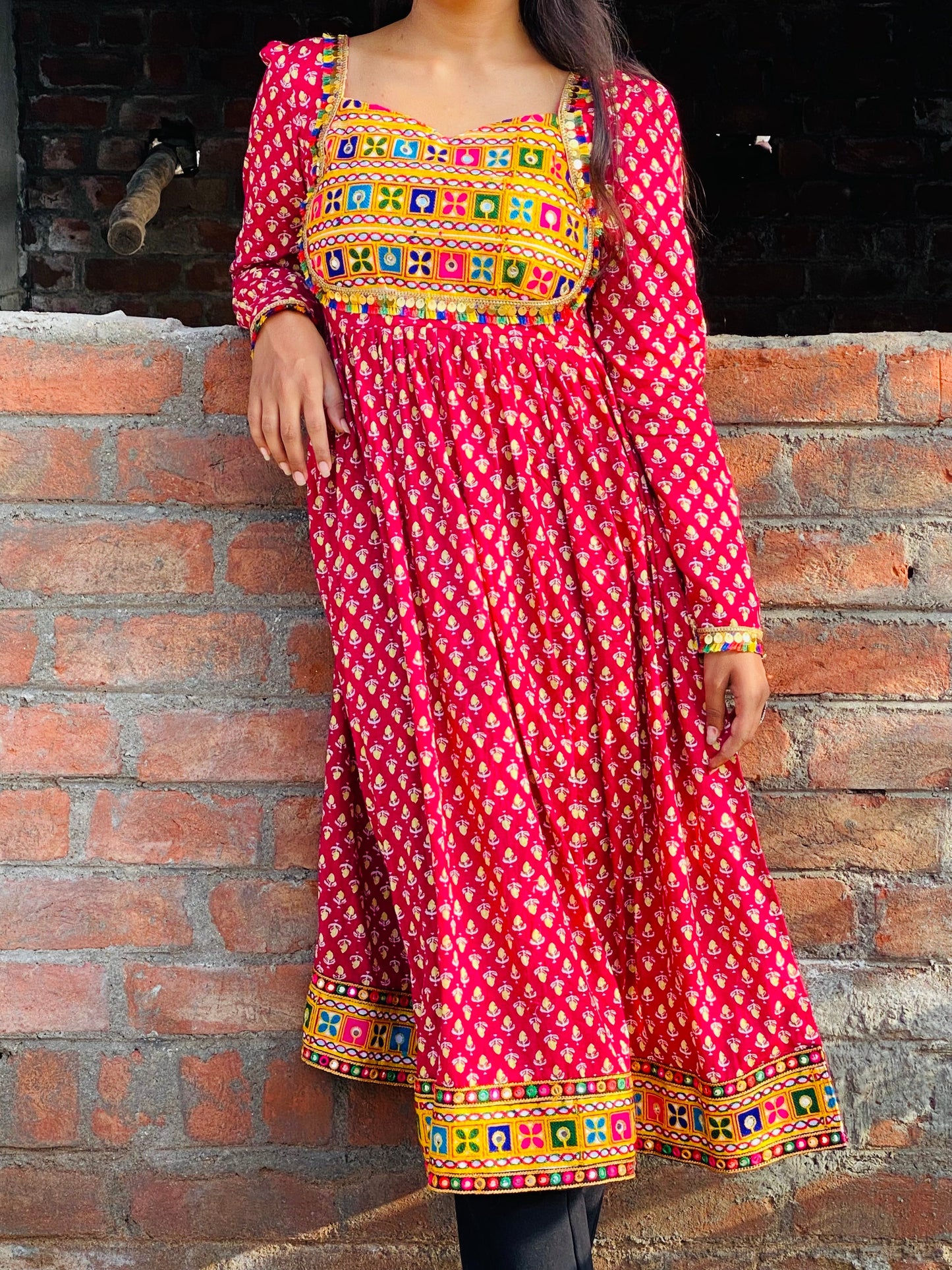 Navrangini Padded long kurti