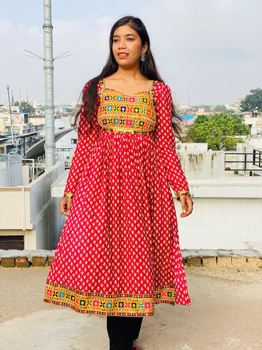 Navrangini Padded long kurti