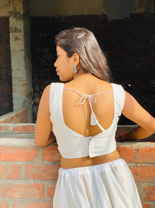 Jasmine padded crop top