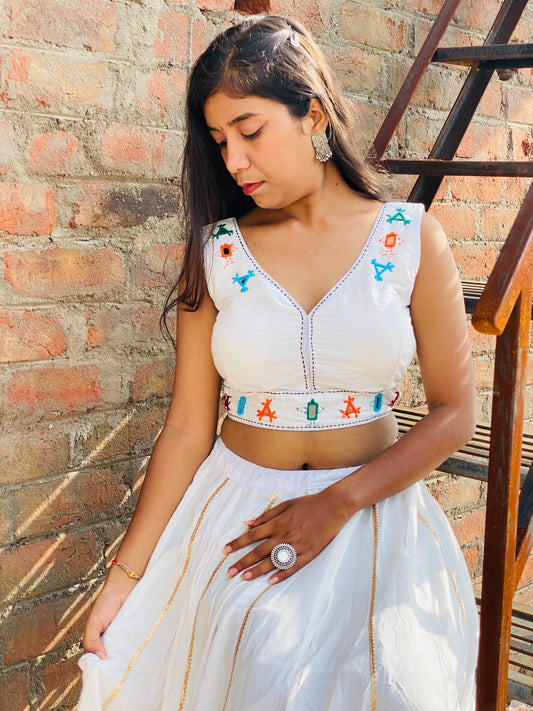 Jasmine padded crop top