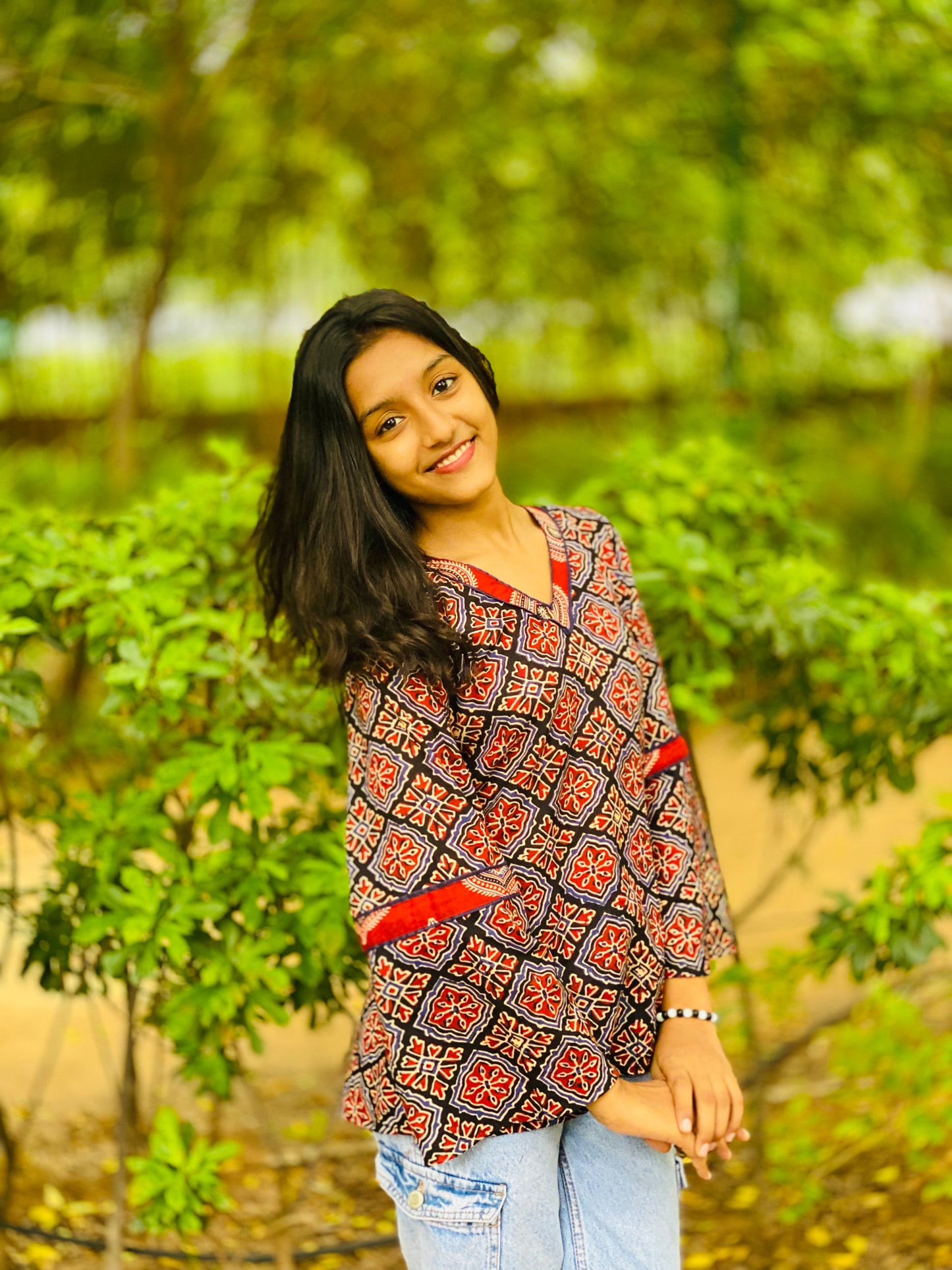 Azarak work short kurti