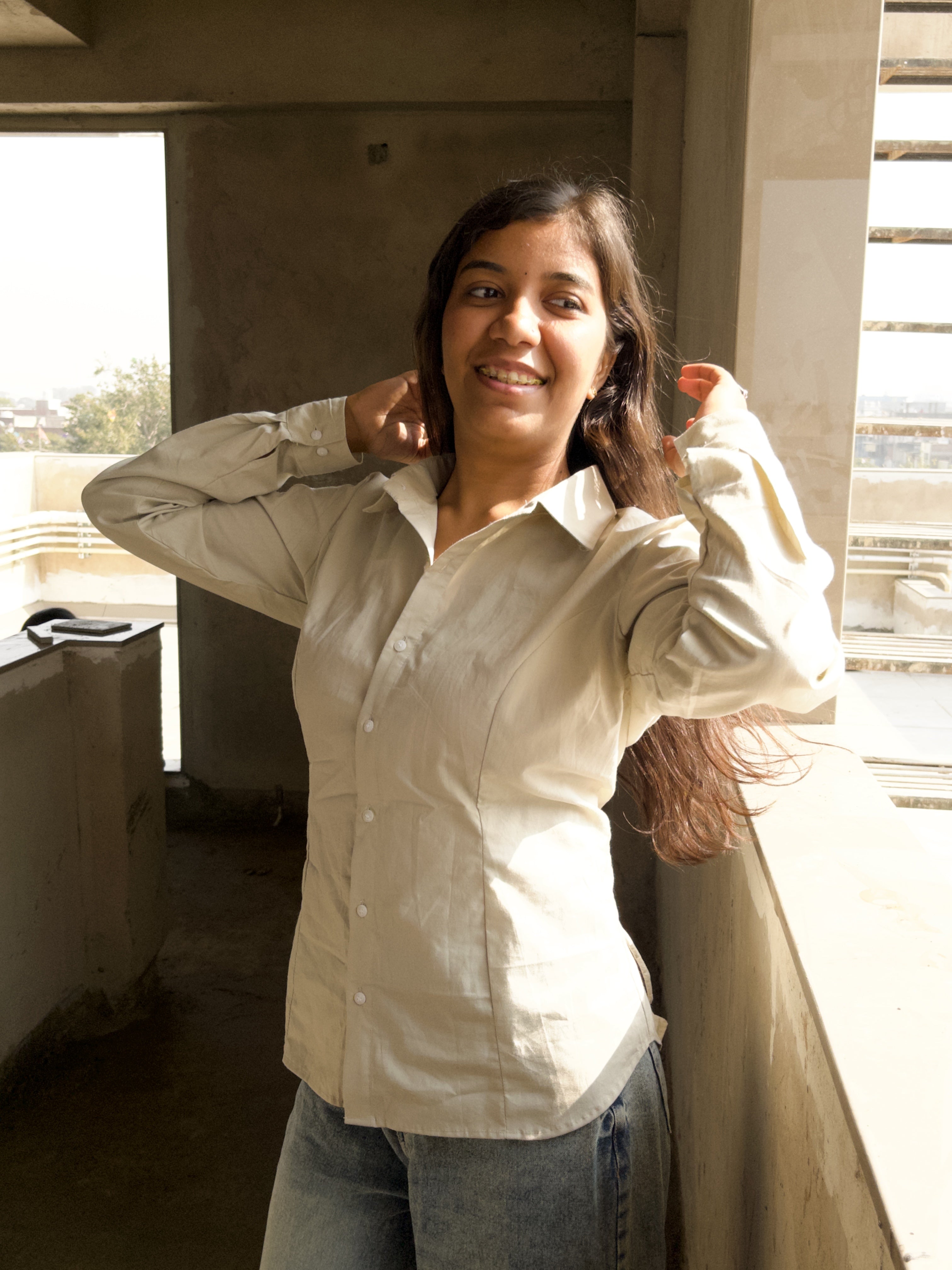 Pearl Calm Cotton Shirt