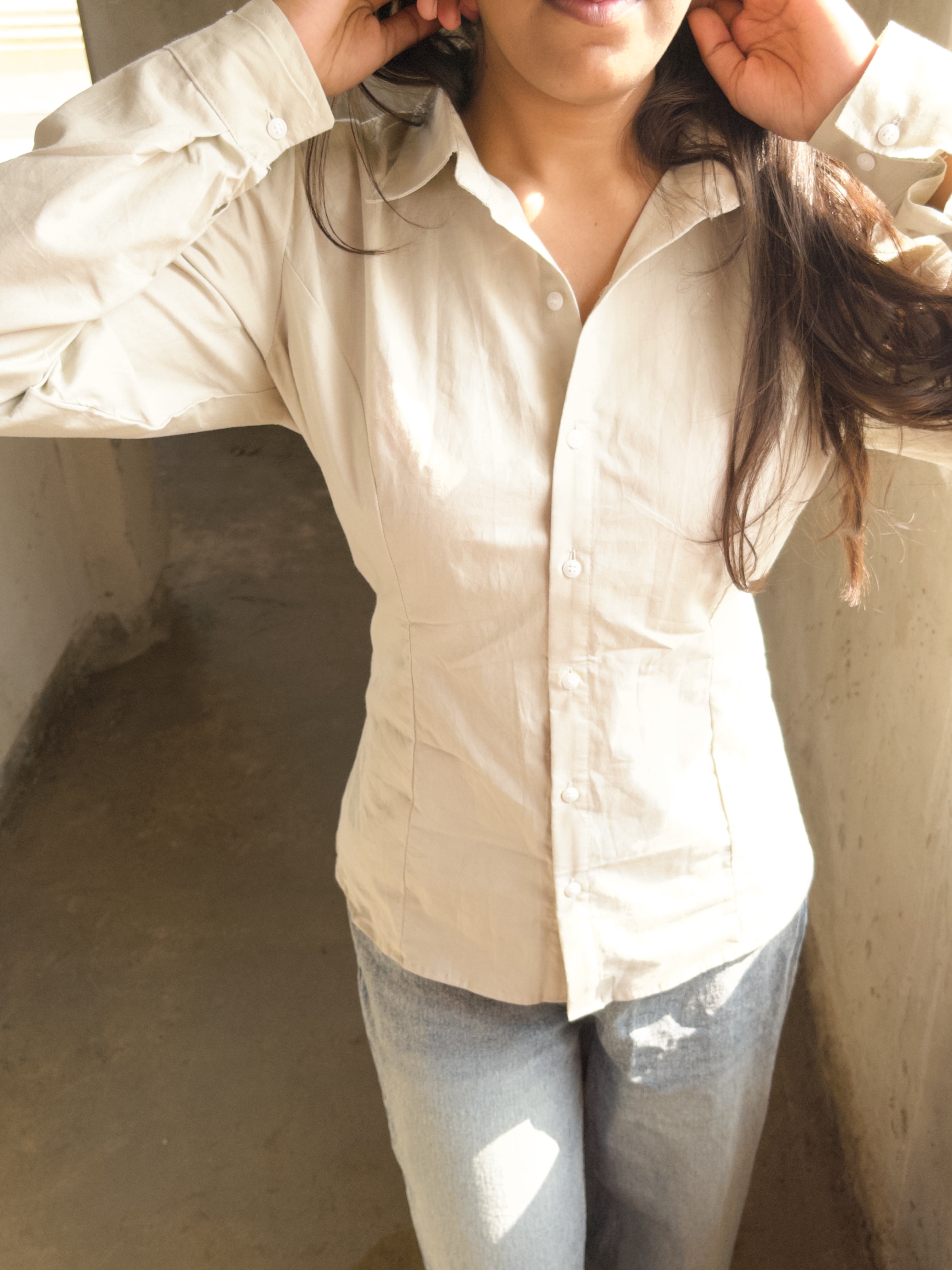 Pearl Calm Cotton Shirt